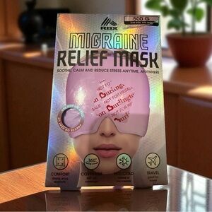 Presion Sinusal Congestion Aliviar Mascara Calentada Envoltura Dolor De Cabeza